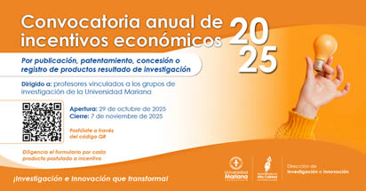 Noticia: Convocatoria anual de incentivos económicos 2025