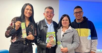Noticia: Entre poemas, habilidades sociales y tecnología, la Editorial Unimar participó en FilBo Regiones Nariño