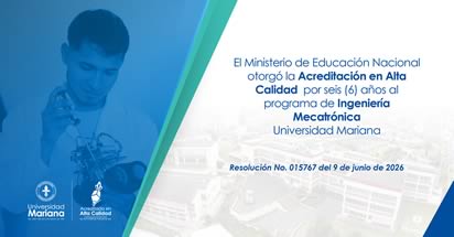 Noticia: Acreditan en alta calidad al programa de Ingeniería Mecatrónica