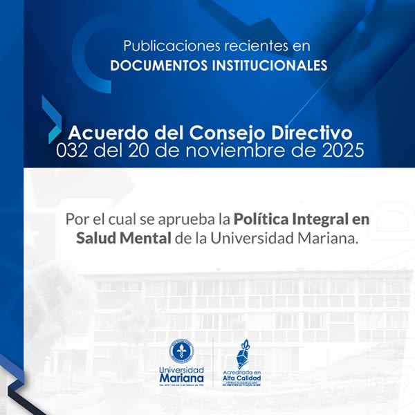 Universidad Mariana Acreditada en Alta Calidad