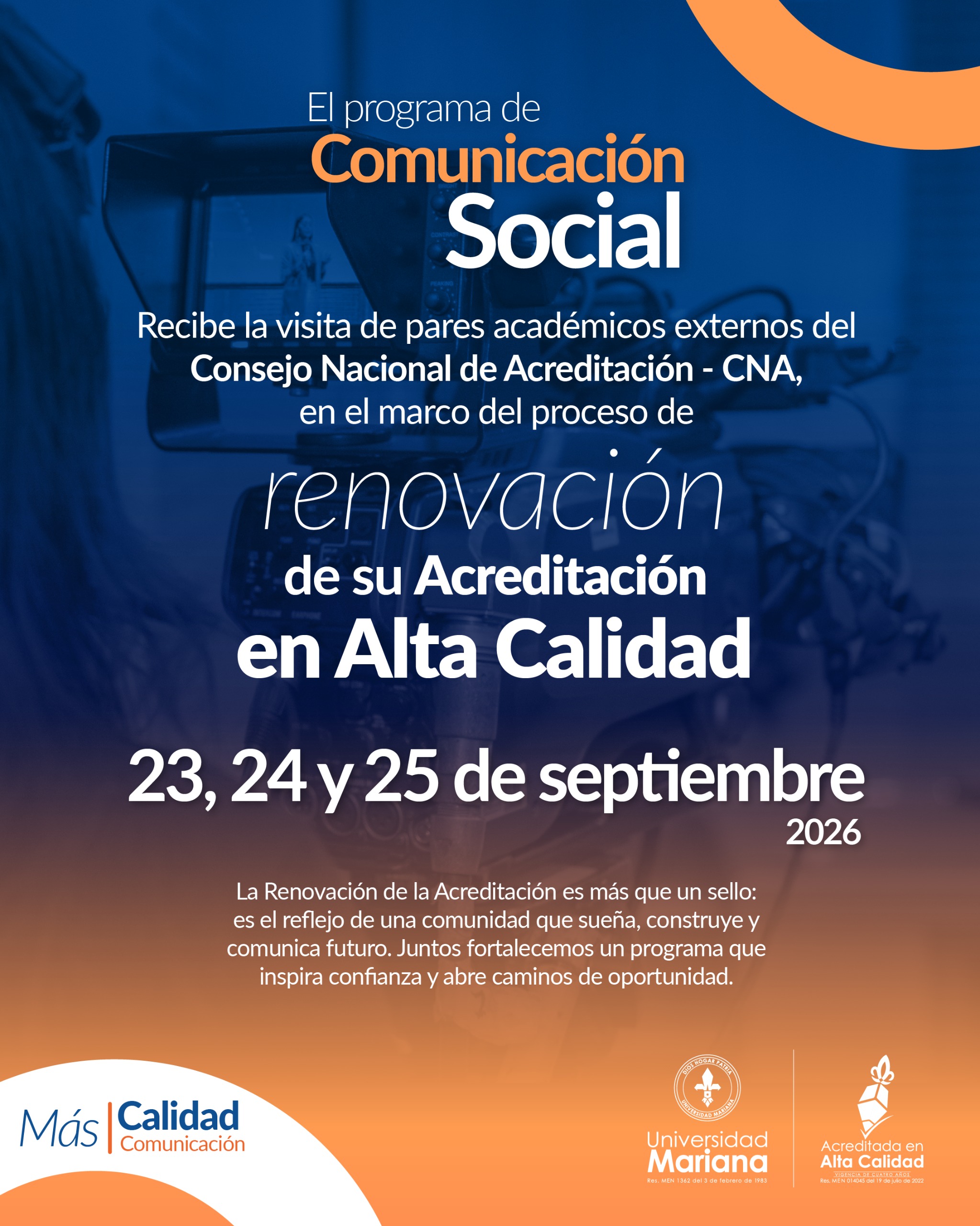 Universidad Mariana Acreditada en Alta Calidad