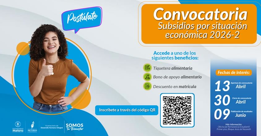 Universidad Mariana - Inscripciones abiertas